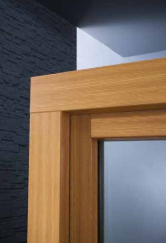Infissi in PVC mod. KA750 con rivestimento esterno in alluminio