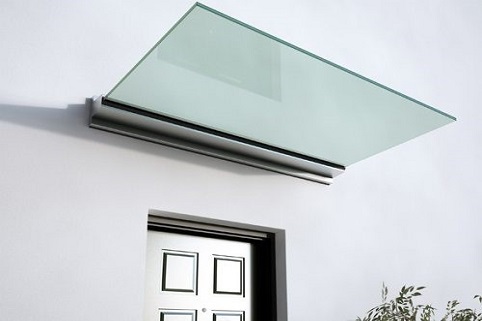 Pensiline con copertura in vetro