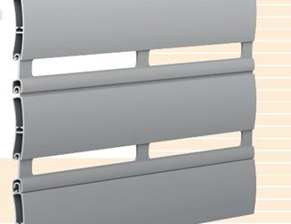 Tapparella Maxi Lux in alluminio estruso asole grandi, BLINDATA