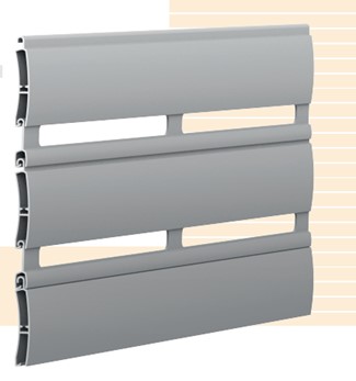 Tapparella Maxi Lux in alluminio estruso asole grandi, BLINDATA
